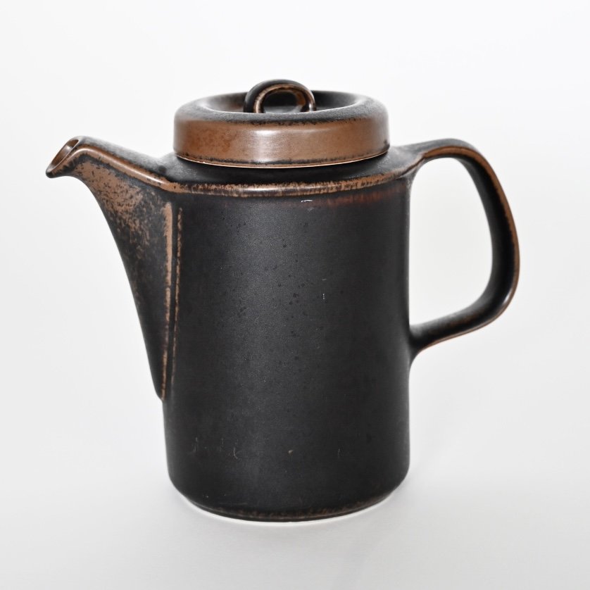 ARABIA RUSKA STONEWARE COFFEE POT