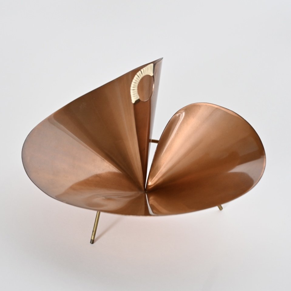 GÜNTER KUPETZ FREE FORM METAL BOWL