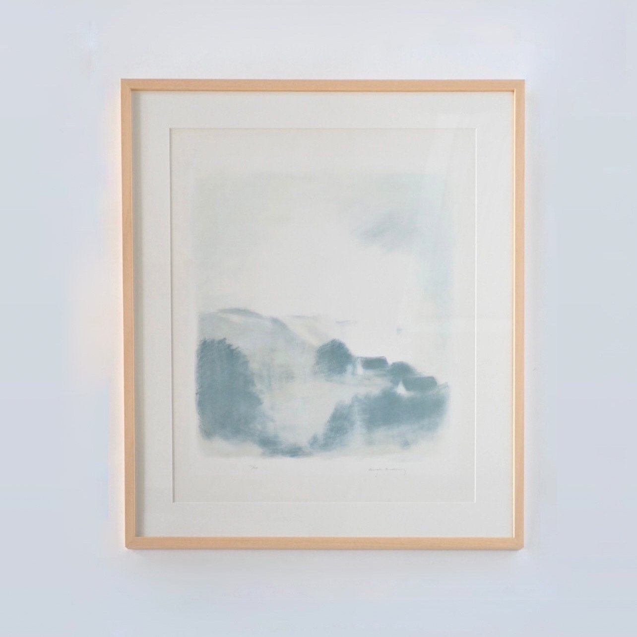 FRAMED 'LANDSCAPE IN MIST' BY GUSTAV RUDBERG