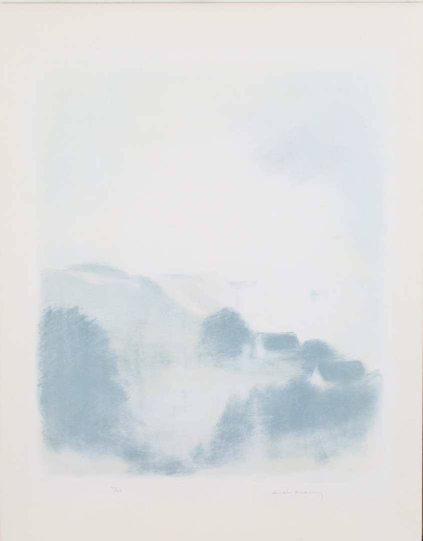 FRAMED 'LANDSCAPE IN MIST' BY GUSTAV RUDBERG