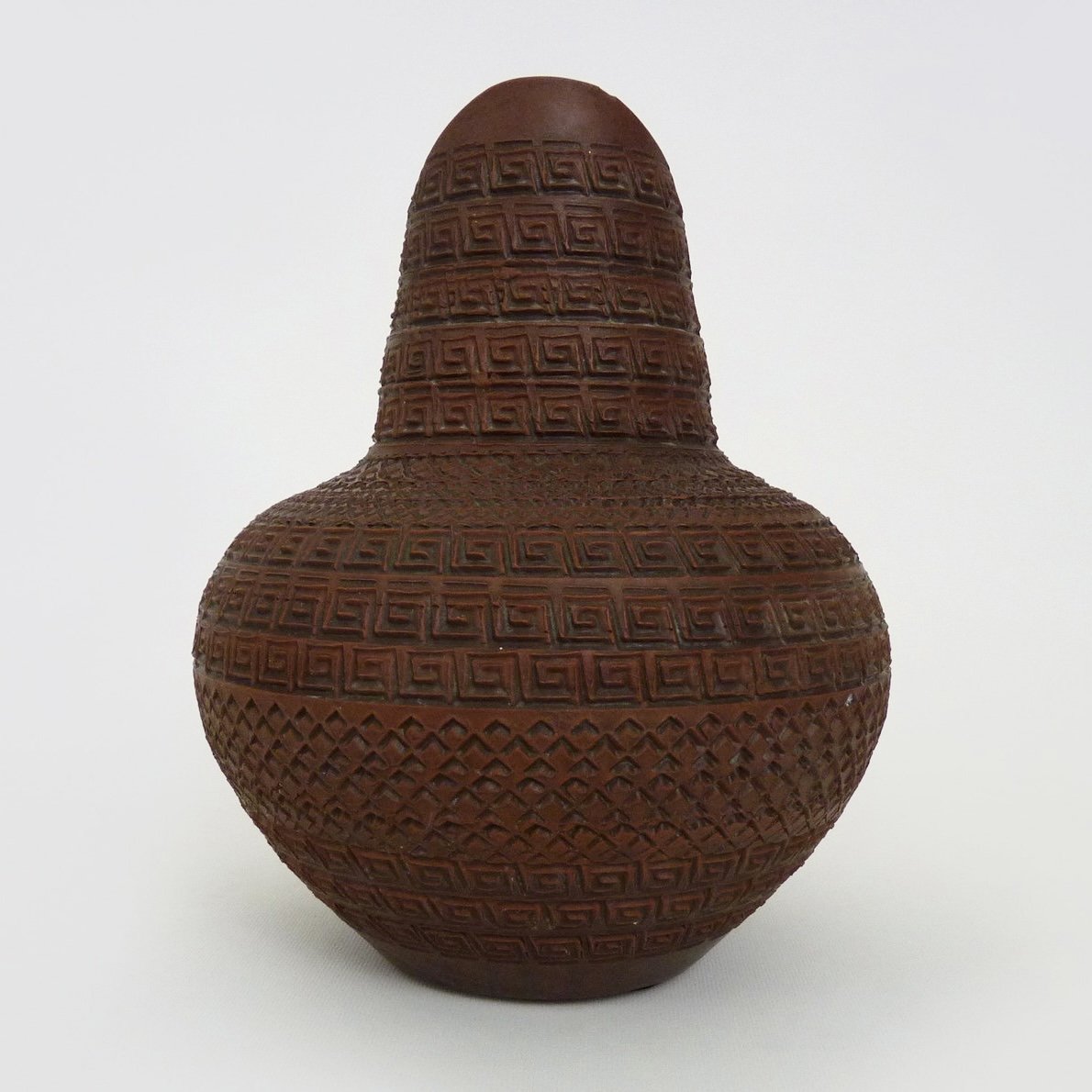 GEOMETRIC TERRACOTTA PITCHER
