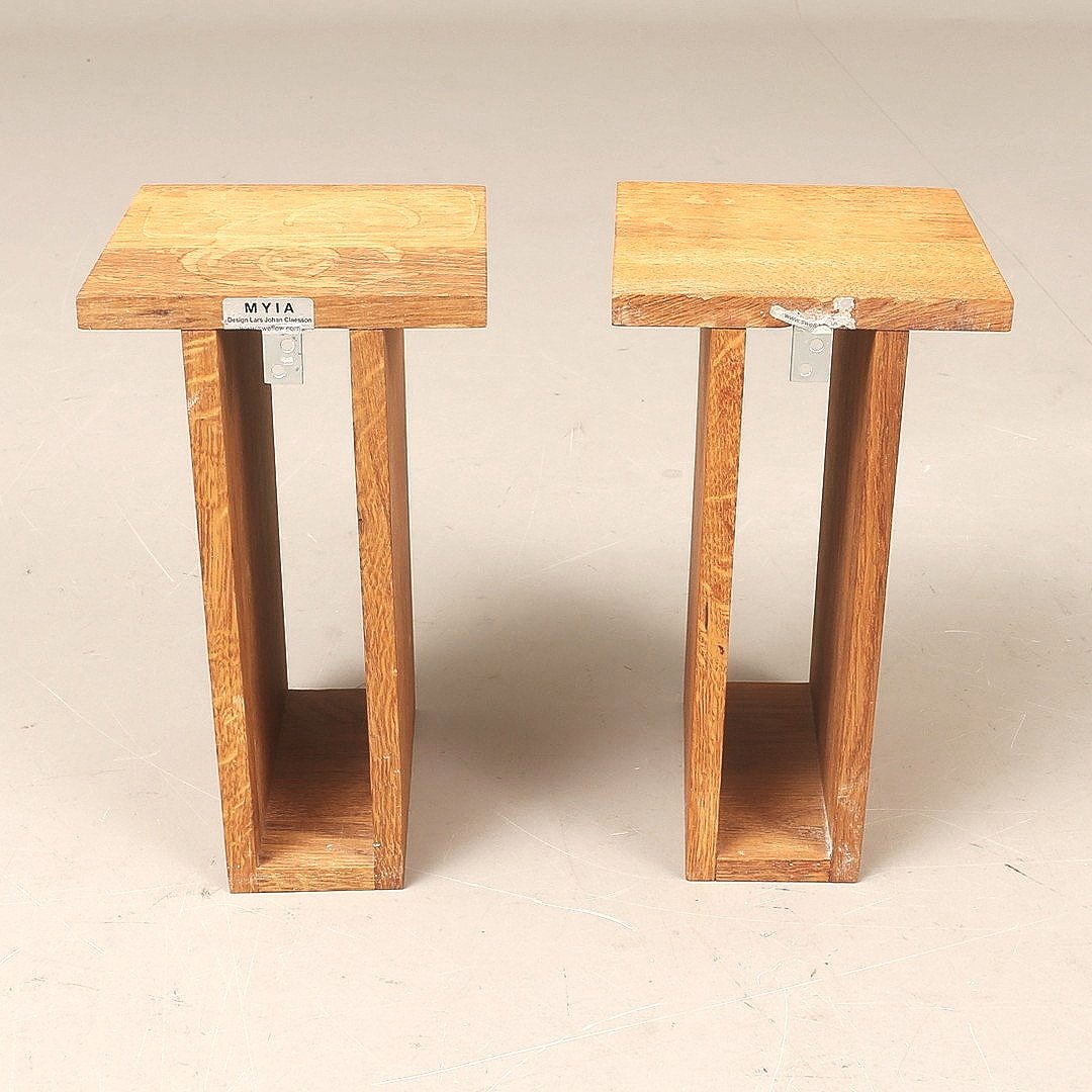 HANGING SIDE TABLES BY LARS JOHAN CLAESSON