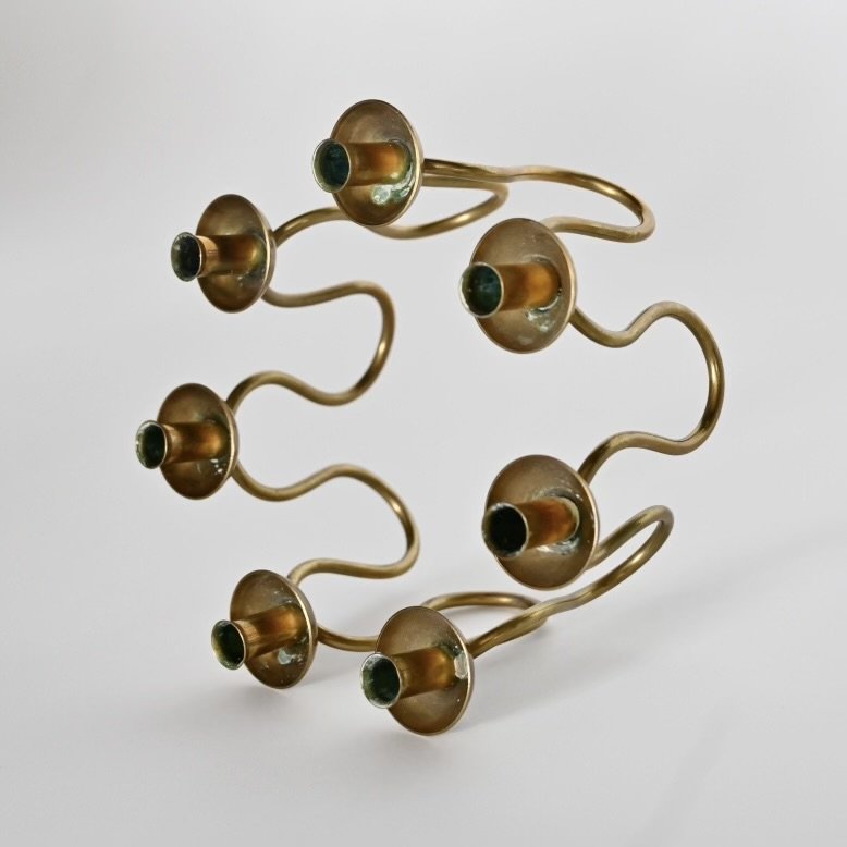 LARS HOLSTÖRM BRASS CANDLEHOLDER