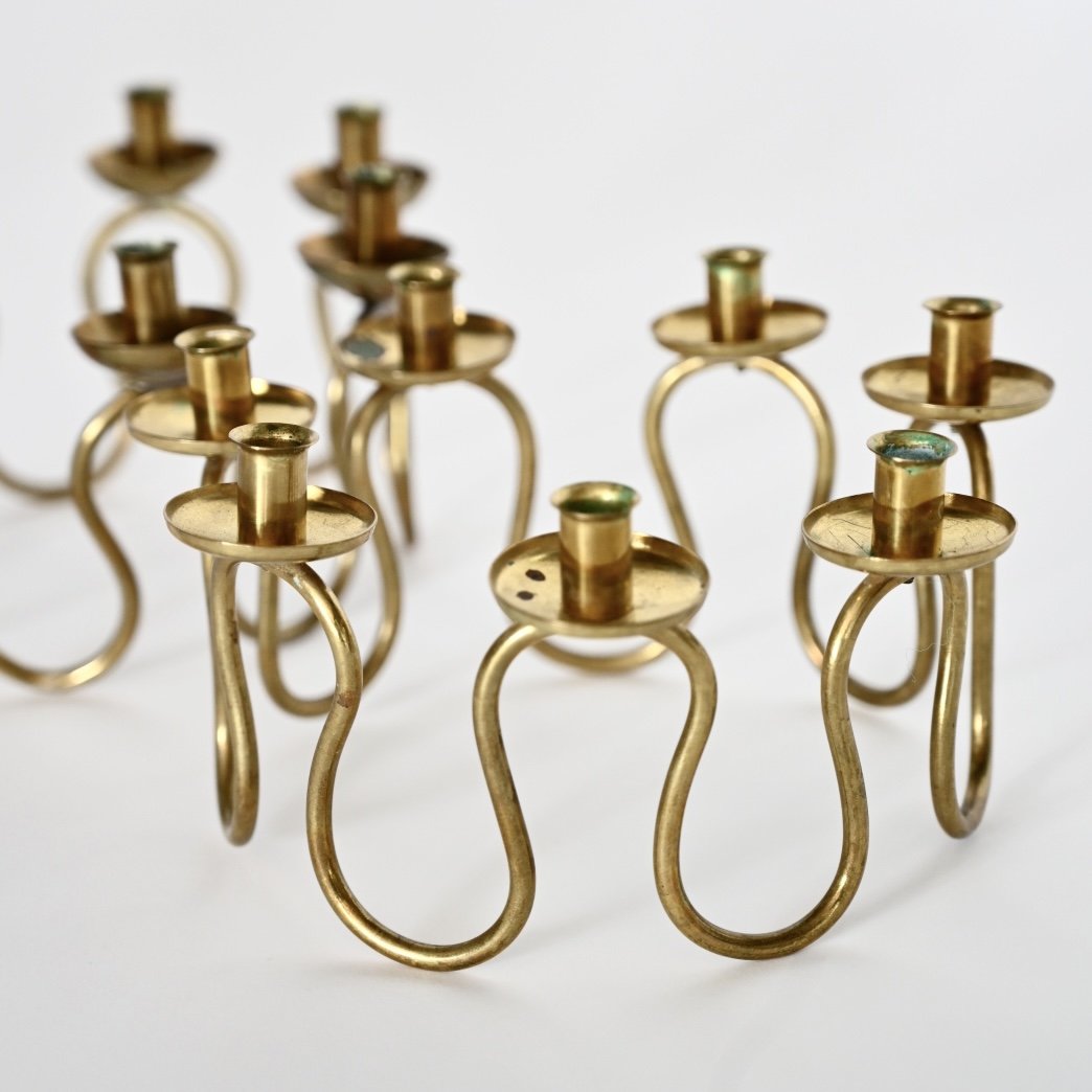 LARS HOLSTÖRM BRASS CANDLEHOLDER