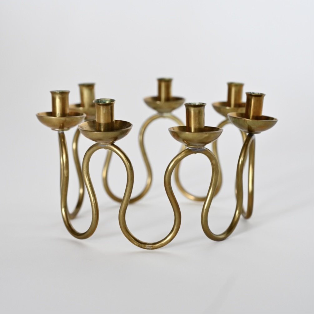 LARS HOLSTÖRM BRASS CANDLEHOLDER