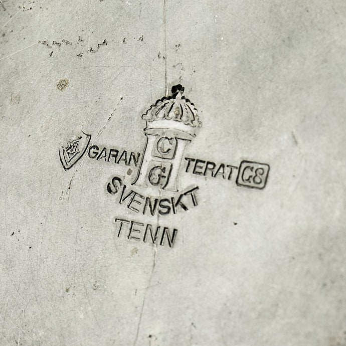 SYLVIA STAVE DECORATIVE PEWTER JAR