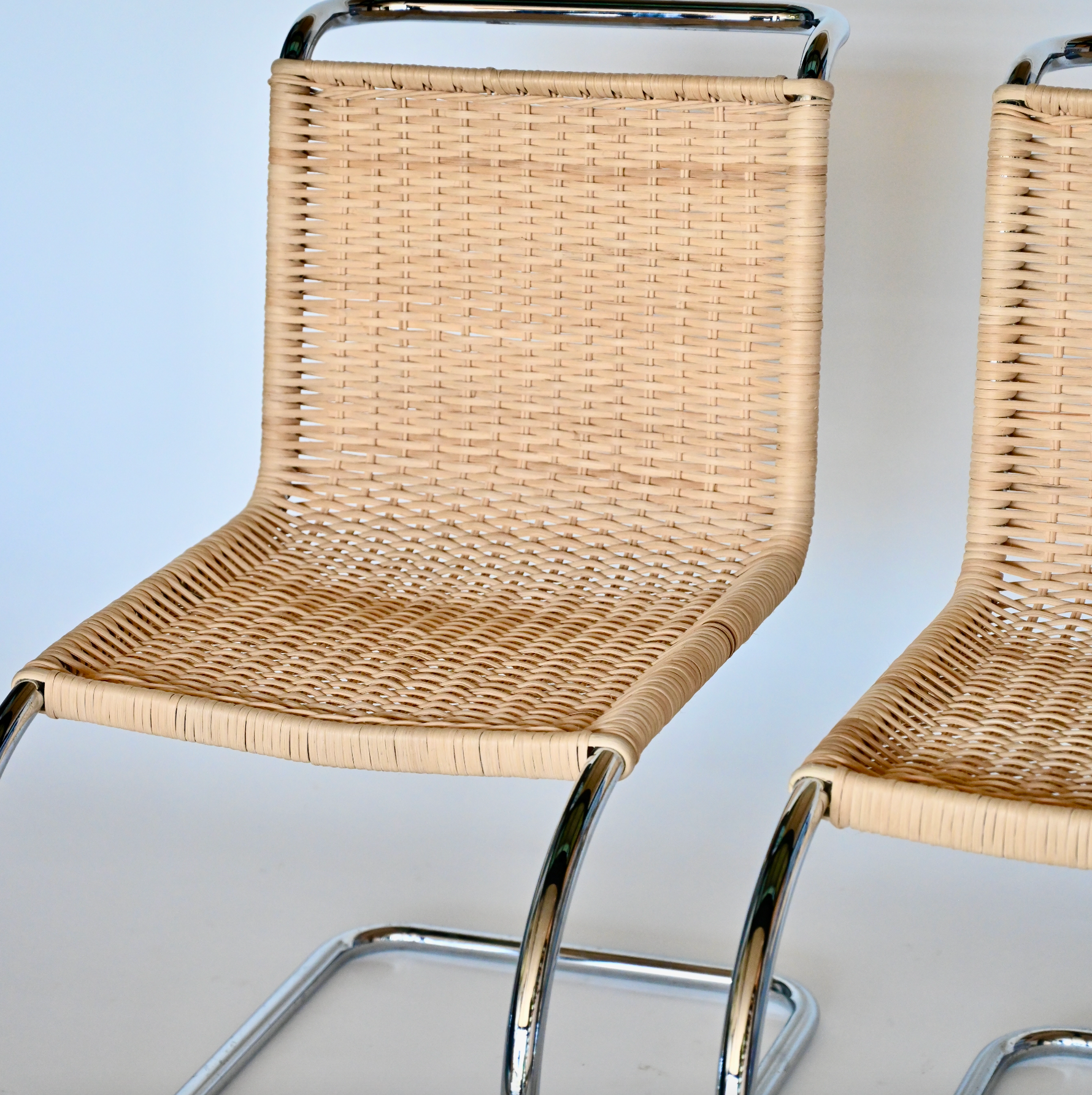 SET OF FOUR S 533 / MR10 CANTILEVER CHAIRS BY LUDWIG MIES VAN DER ROHE