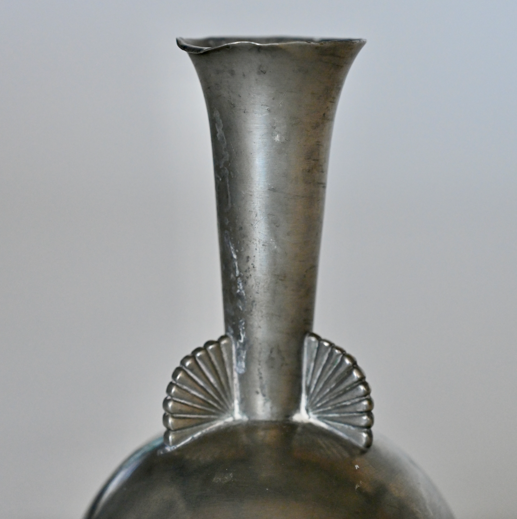 PEWTER VASE FOR C.G HALLBERG