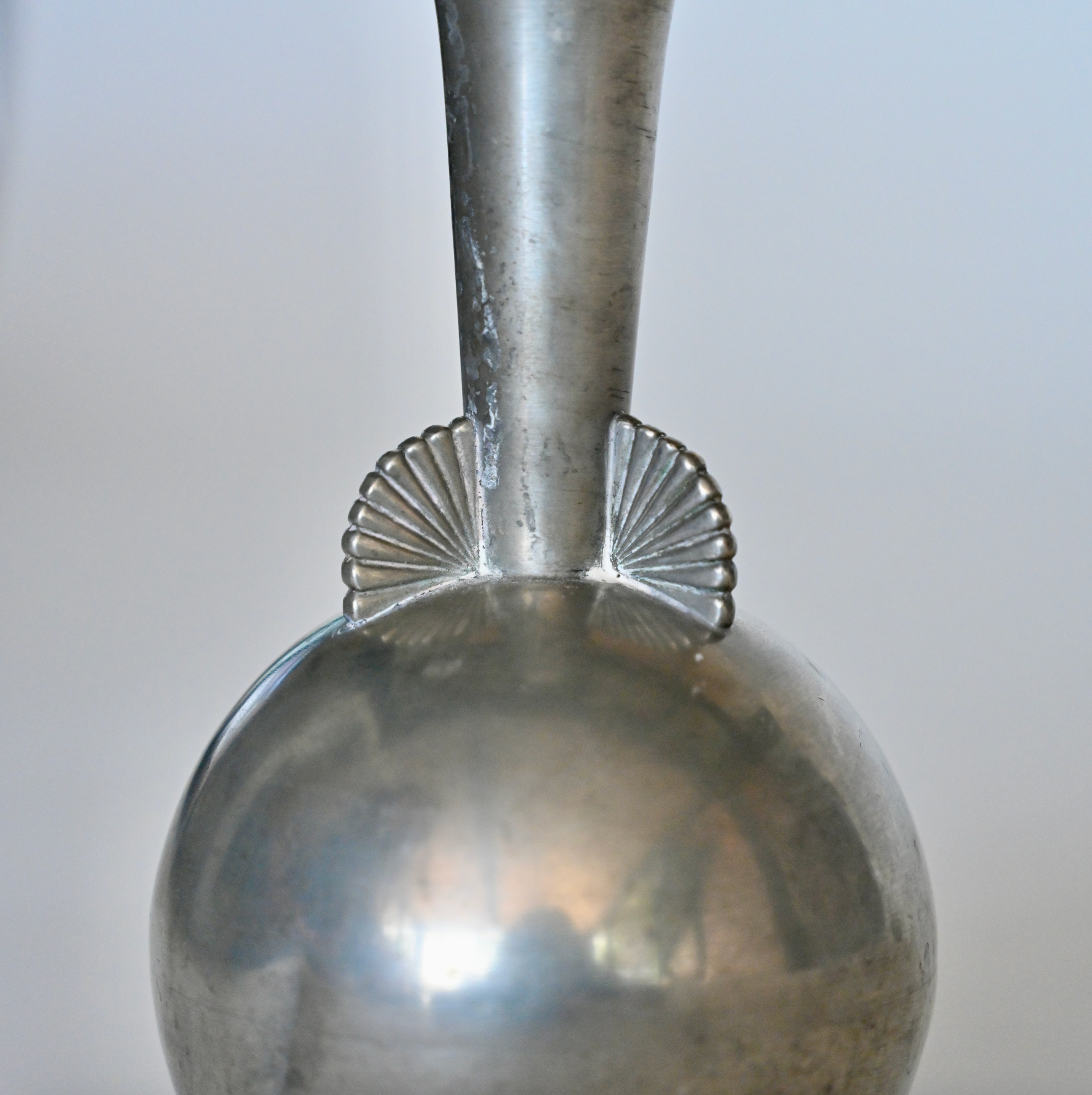 PEWTER VASE FOR C.G HALLBERG