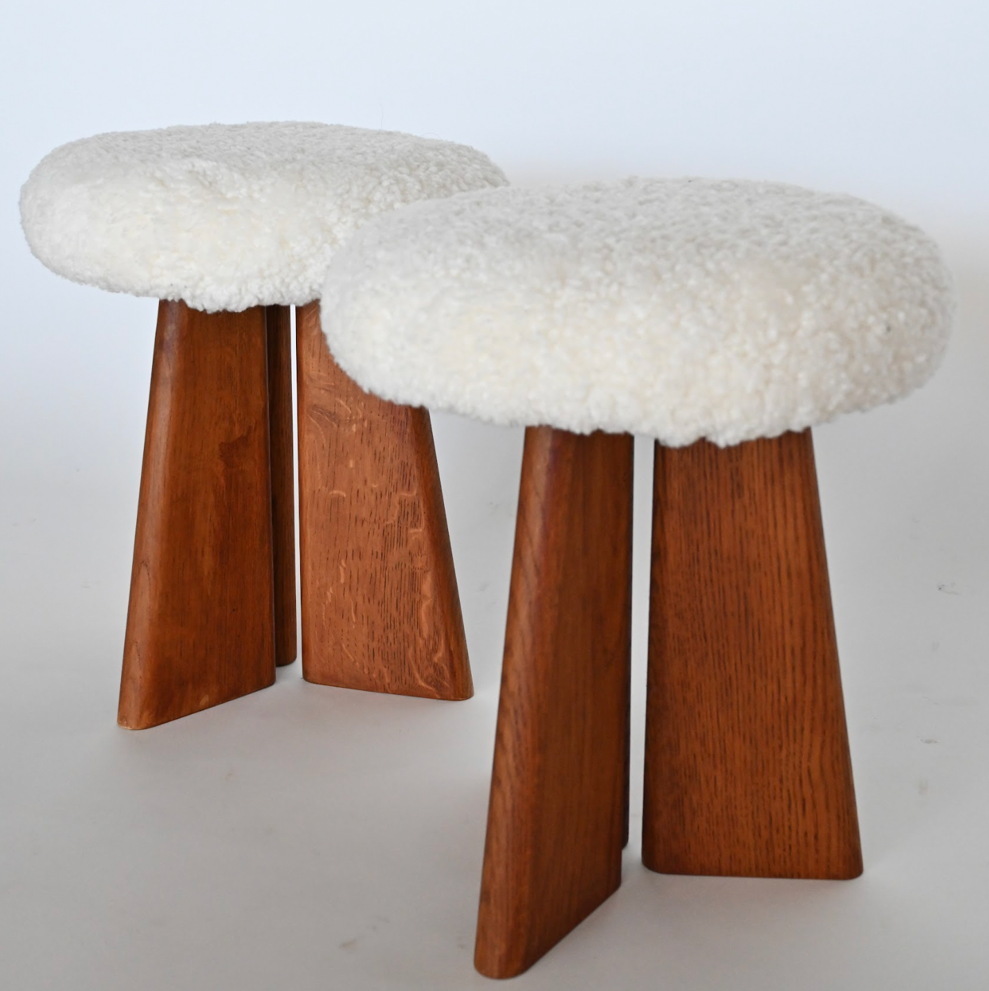 DANISH SHEEPSKIN STOOLS