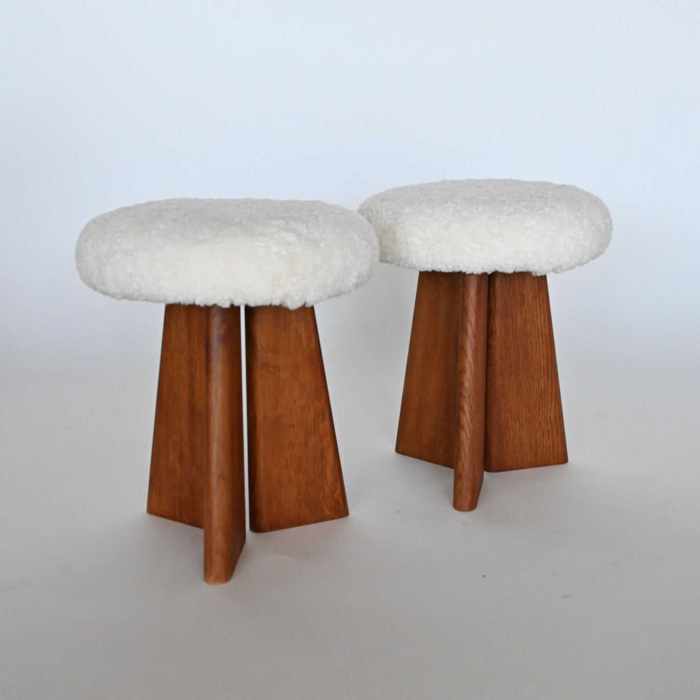 DANISH SHEEPSKIN STOOLS