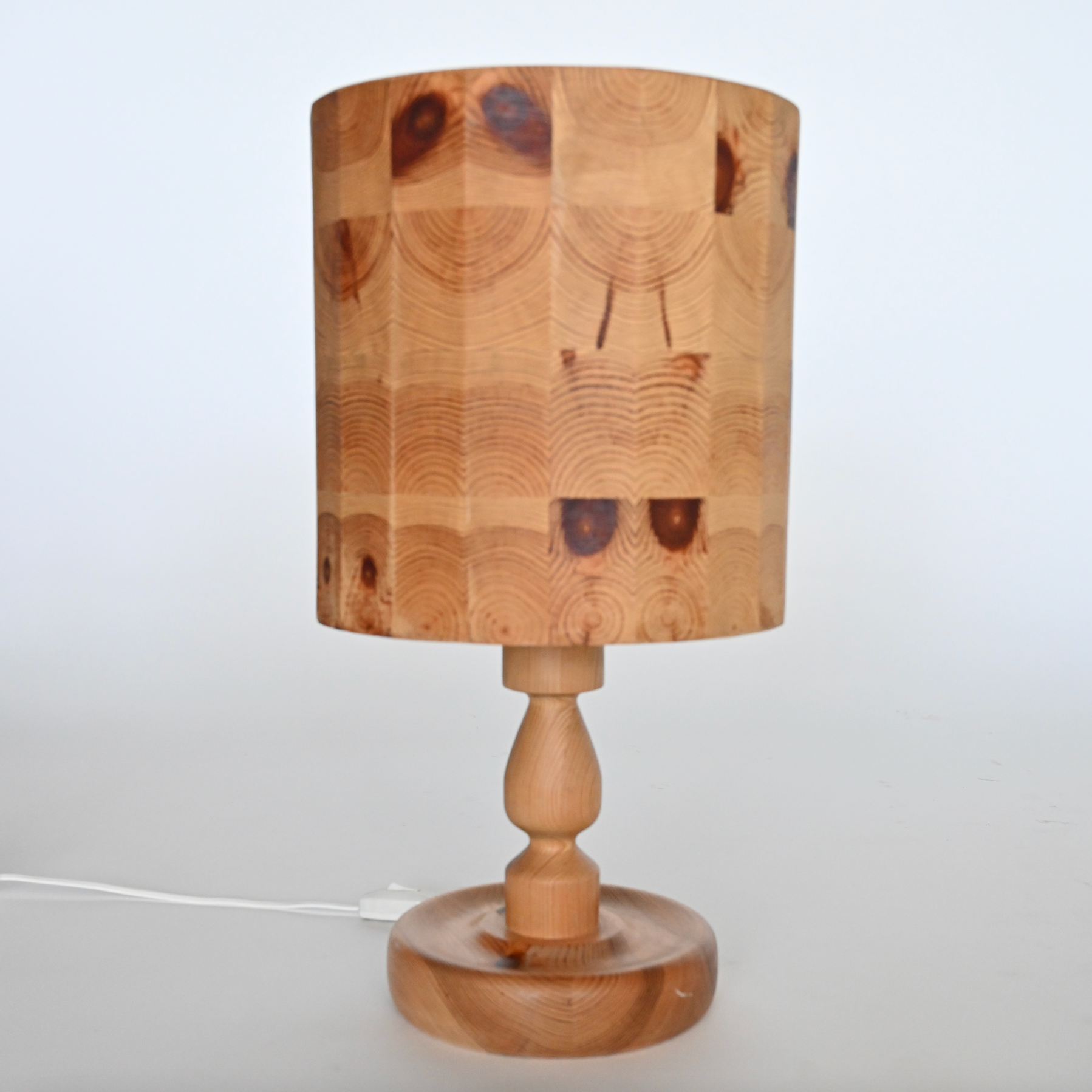 SWEDISH PINE TABLE LAMP