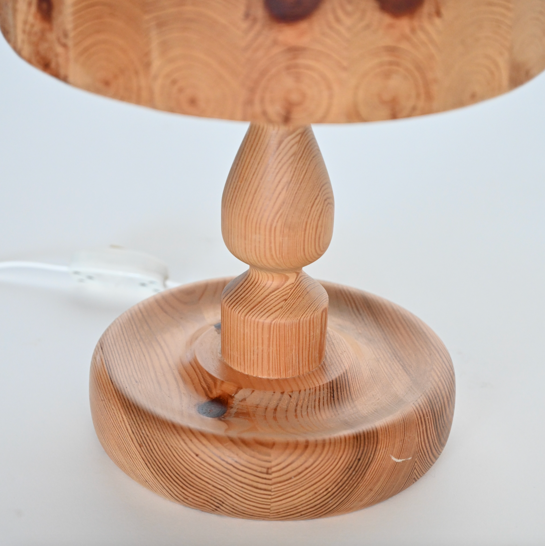 SWEDISH PINE TABLE LAMP
