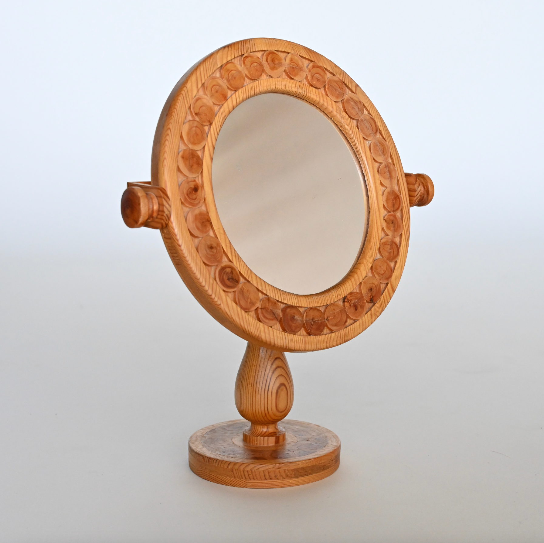 PINE VANITY MIRROR