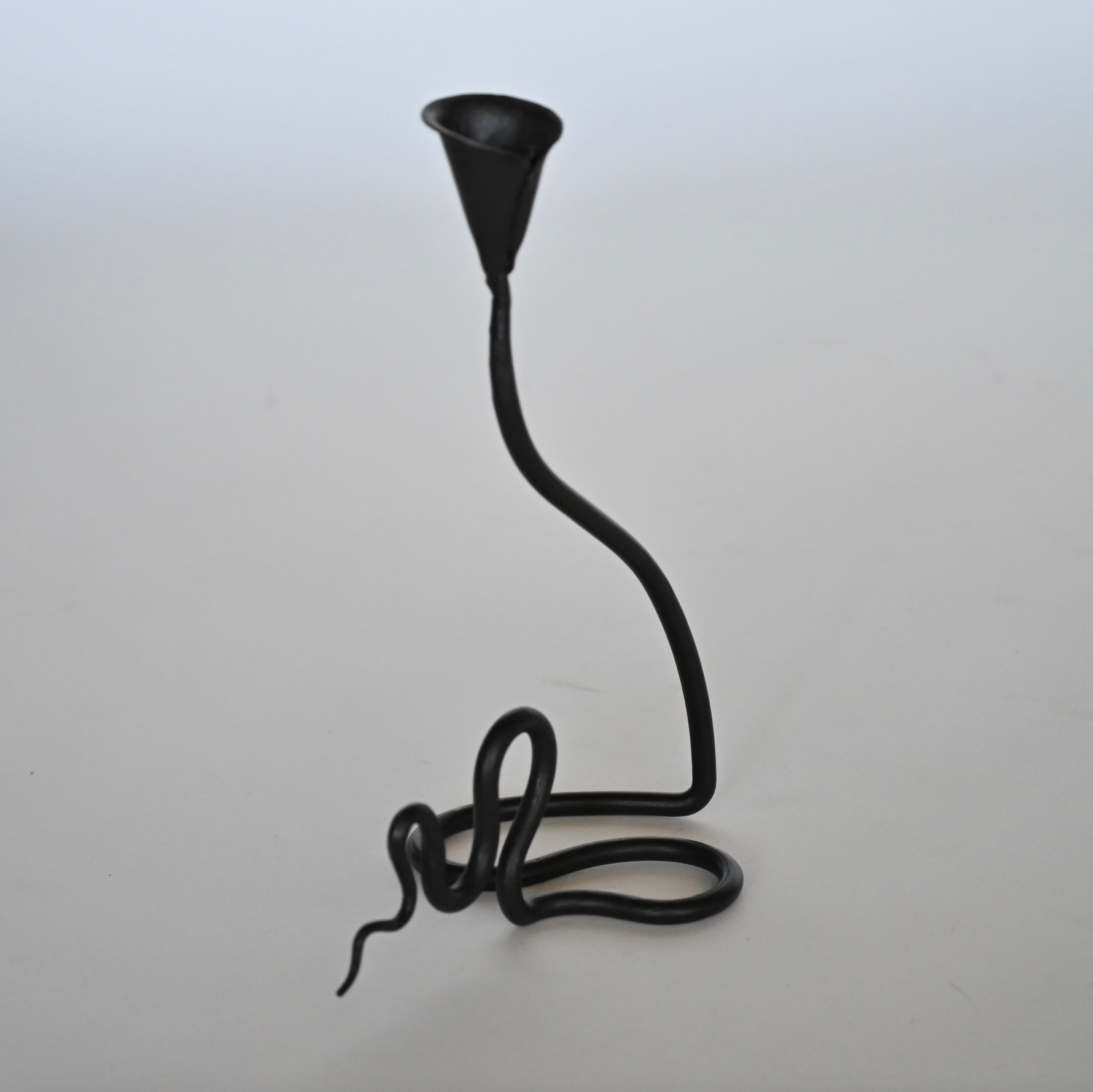 HAND FORGED IRON CANDLEHOLDERS