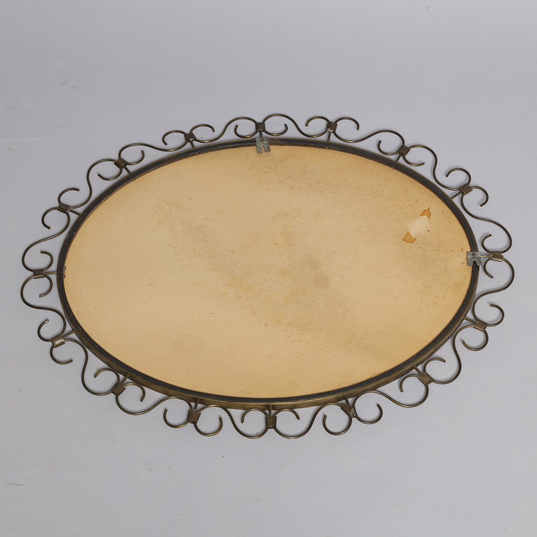ART DECO BRASS MIRROR