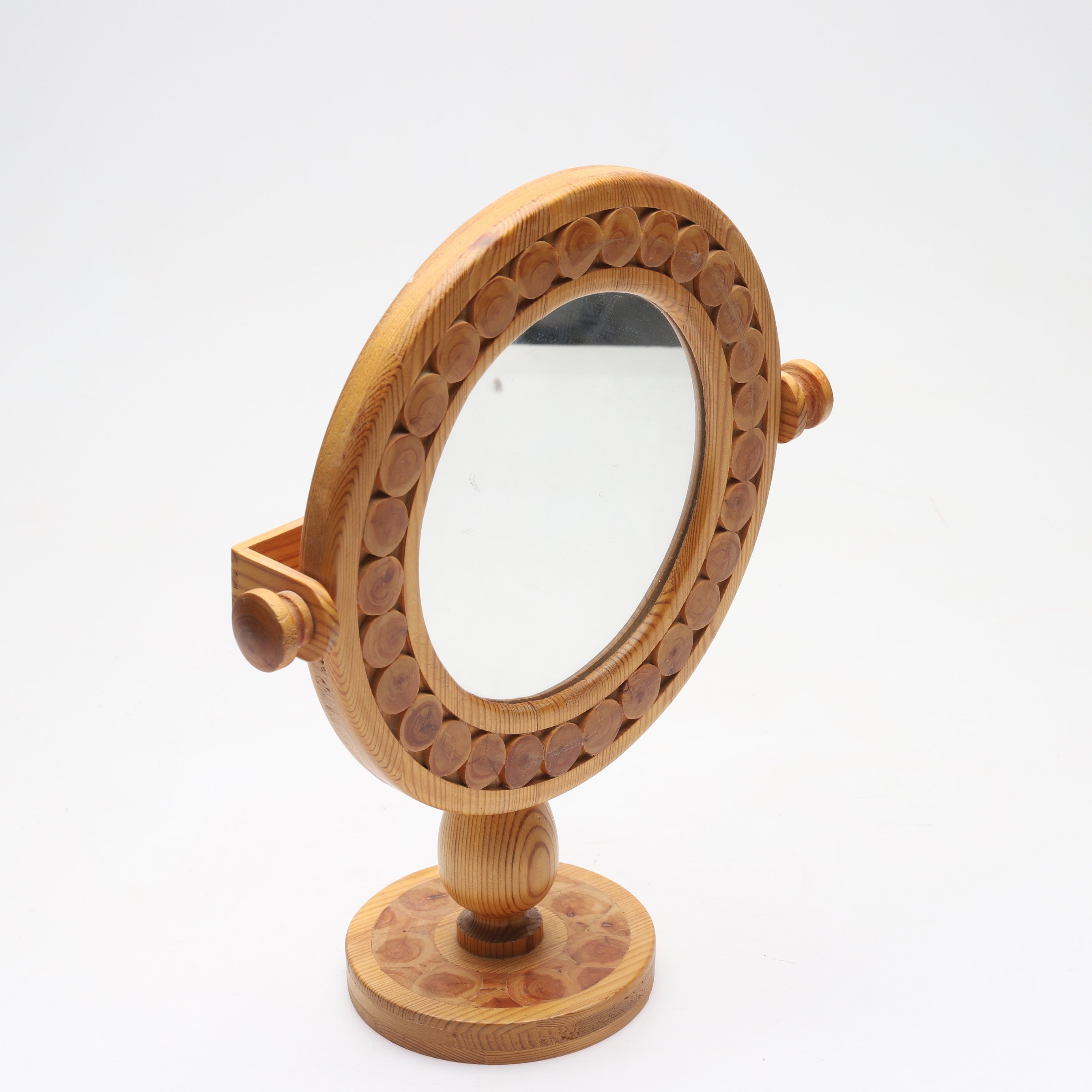 PINE VANITY MIRROR