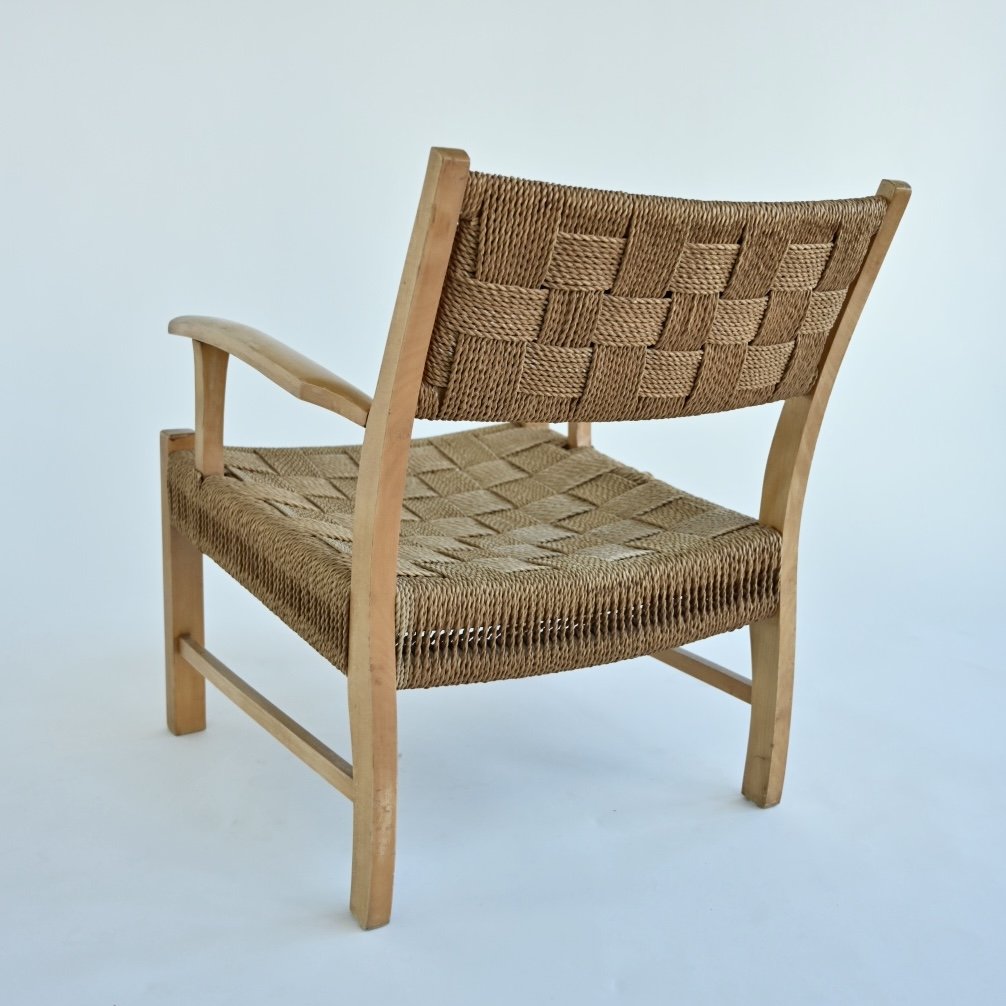 WOVEN ROPE ARMCHAIR