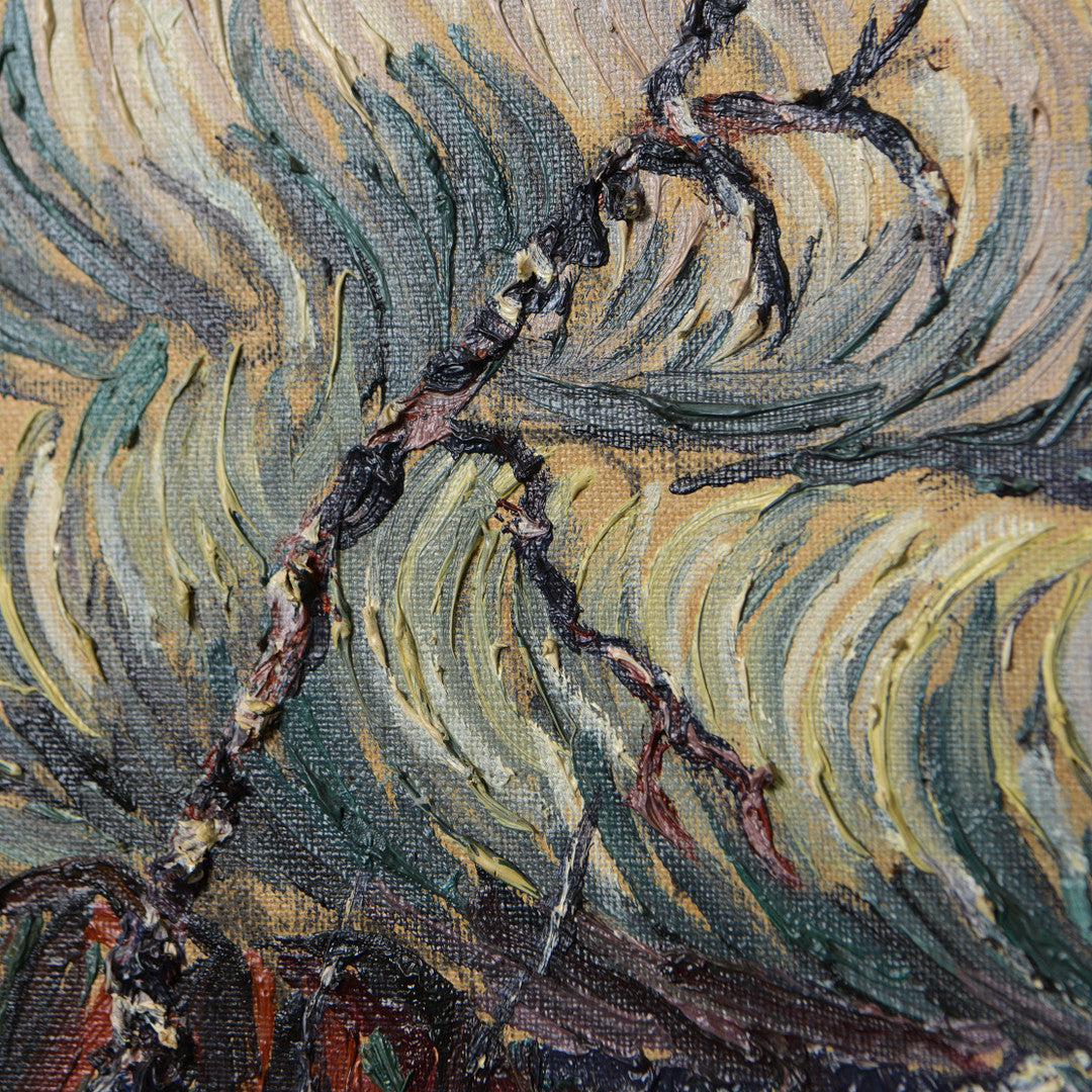 VIEW OF STORMY SEA BAY BY OIDENTIFIERAD KONSTNÄR