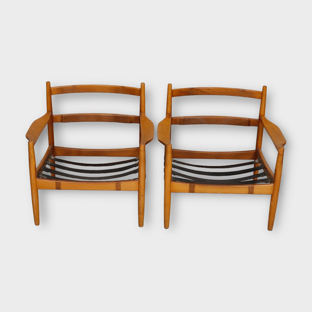 PAIR OF INGEMAR THILLMARK "LACKO" ARMCHAIRS